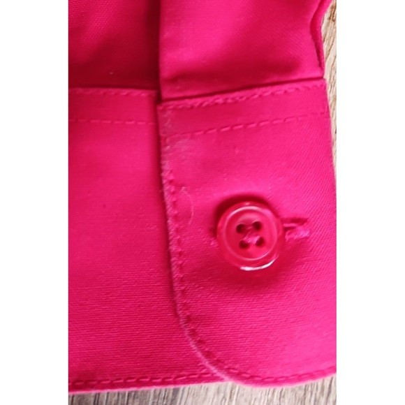 Coldwater Creek Easy Care 3/4 Sleeve Shirt 1XL Red - Picture 4 of 6
